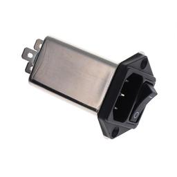 FN9264-1-06 модуль ввода питания, IEC 320-C14, 1А, 250В AC, Filtered (EMI, RFI)