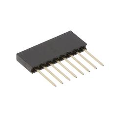 HDR100IMP08F-G-V-ST разъем прямоугольный, Header, Female Socket, 8 позиций, шаг 2.54мм