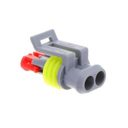 282080-2 корпус разъема, AMP Superseal 1.5mm Series, 2 позиции, 6мм шаг, 14А