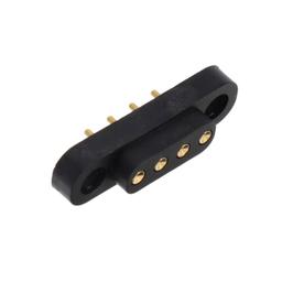 858-10-004-10-002000 прямоугольный соединитель, STANDARD PIN HEADER, 4 контакта, 4.00мм шаг, 9А