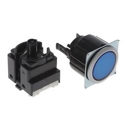A3UL-TBG-2A2C-5M кнопочный переключатель, DPDT, 0.1А, 30В, 12В LED