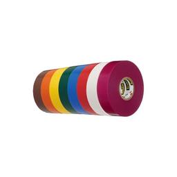 35-MULTI-COLOR-1/2X20FT-8PK лента изоляционная, виниловая, 600В, 1000В, 0.178 мм