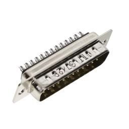 ZDB25P разъем D-sub, Plug, 25 позиций, 5А