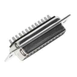 ZDB25S разъем D-sub, Receptacle, 25 позиций, 5А, Gold