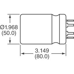 383LX332M250N082V конденсатор электролитический, ALUMINUM ELECTROLYTIC, 250В, 33мкФ