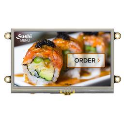 NHD-4.3-480272FT-CSXP-T дисплей LCD, Transmissive, резистивный сенсор, 4.3", 480 x 272