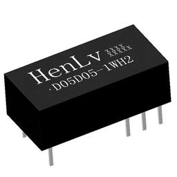 D05D05-1WH2 преобразователь DC/DC, Isolated Module, 2 выхода, -5В до 5В, 200мА, 2Вт