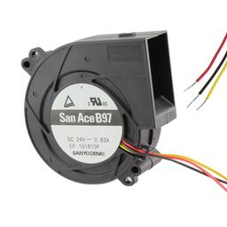 109BM24HC2-1 вентилятор, Blower, 24В, 0.260А, 6.24Вт, 3300 об/мин