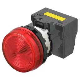 M22N-BN-TRA-RE-P кнопка, плоская, зеленая, 230В AC/DC