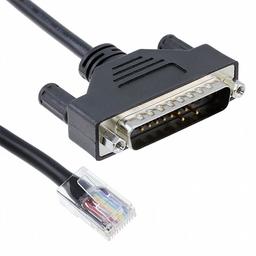 76000195 кабель, прямой, RJ-45/DB-25M, 1.22м, круглый