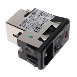 PS0SSDS6A входной разъем питания, IEC 320-C14, 6А, 120В AC, с фильтром