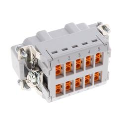 1423017 вставка контактная, Male, 10+земля, 500В, 10А