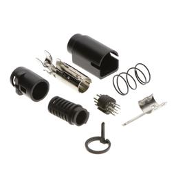 KMDLAX-8P-KPPSR соединитель, Plug, Male Pins, 8 позиций, Mini DIN, 1А, 2А, 100В AC, 12В DC