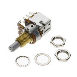 18VRGT324S254NA3 потенциометр поворотный, 250кОм, 0.05Вт, DPDT, логарифмический