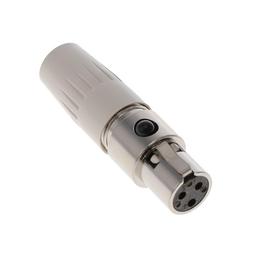 TA3FLWX соединитель, Mini XLR, гнездо, 3 контакта, 5А, 125В AC