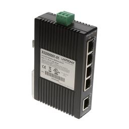 X52000001-01 коммутатор управляемый, 5 портов, 10/100, RJ45, 12-48В DC