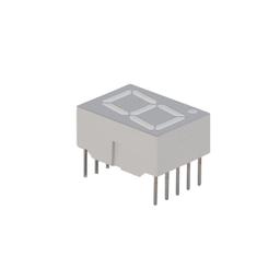 HDSP-5701-HI000 дисплей знакогенерирующий LED, 7-сегментный, общий анод, 2.1В, 80мВт