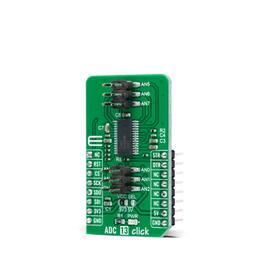 MIKROE-4743 плата расширения, ADC 13 Click, 32-бит, 38.4kSPS, ΔΣ ADC