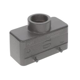 09340060401 соединитель, CONN HOOD TOP ENTRY PG21, Hood, Top Entry, PG21