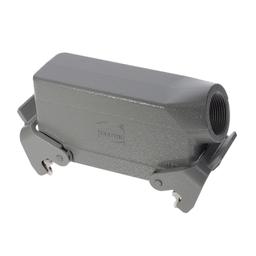 09340100502 корпус разъема, CONN HOOD SIDE ENTRY PG21, PG21