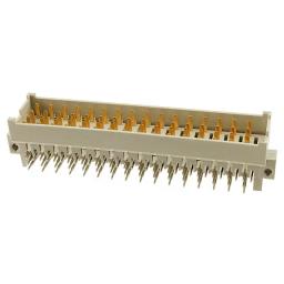 5-1393755-9 разъем DIN 41612, Header, Male Pins, 64 позиции, 4 ряда