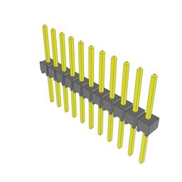 TSW-111-16-T-S прямоугольный соединитель, Header, Male Pin, 11 позиций, 1 ряд