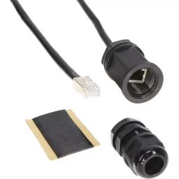 RJ45-ECS-24-NR патч-корд, Cat5e, RJ45, Jack to Plug, 609.6мм