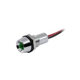 PMRL200-BG12H-WT светодиод, 12В, 20мА, 565нм, 80мкд